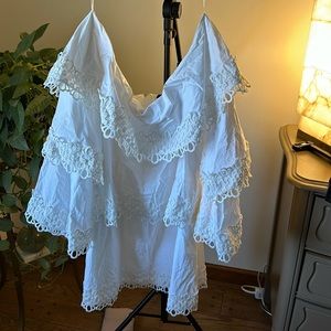 Akira off the shoulder tiered dress